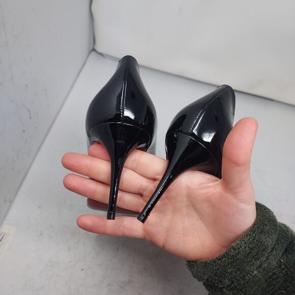 Christian Louboutin Kate Black Patent Heel Pump Shoe - Picture 6 of 11